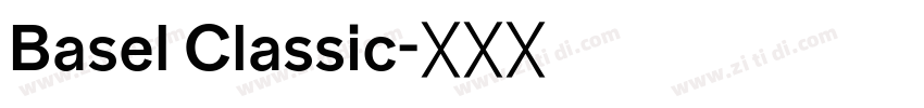 Basel Classic字体转换